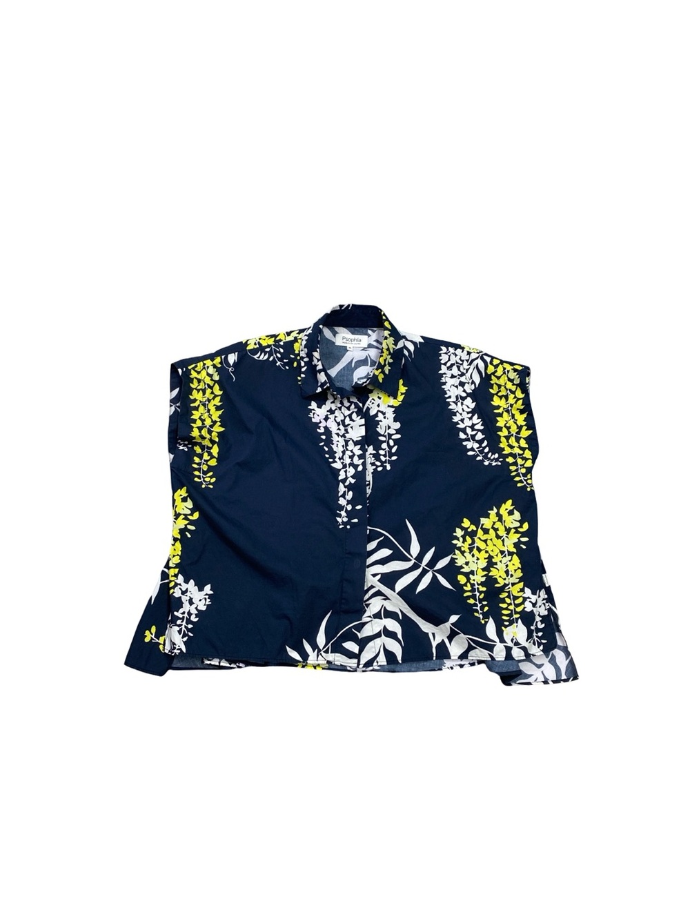 Psophia Floral Sleeveless Button Up Blouse Size Medium